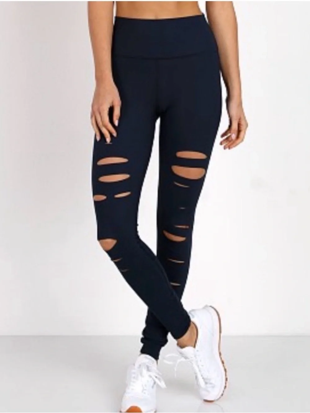 Alo Yoga Ripped Warrior collection high waisted leggings Size XXS